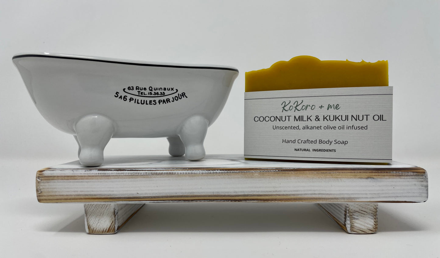 Unscented - Coconut Milk & Kukui Nut oil Bar Soap