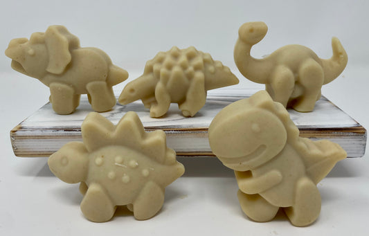 Unscented - Baby Bar Soaps (5 Dinosaurs Soaps)